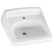 American Standard Lucerne 20-1/2" Wall Mounted Porcelain Bathroom Sink White